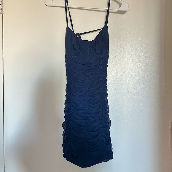 NWT Tiger Mist Navy Kiernan Dress SMALL - Picture 2 of 4